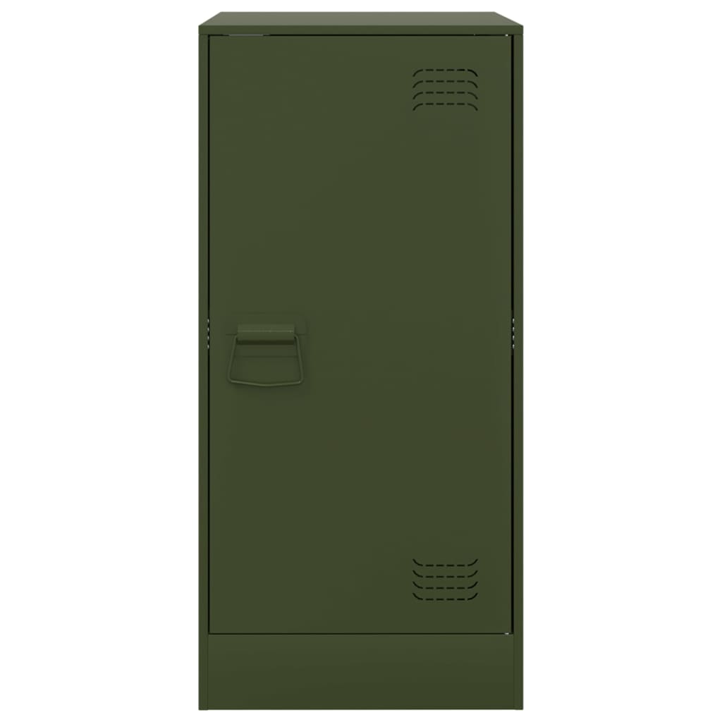 vidaXL Bufeta verde măslină 34,5x39x73 cm oțel