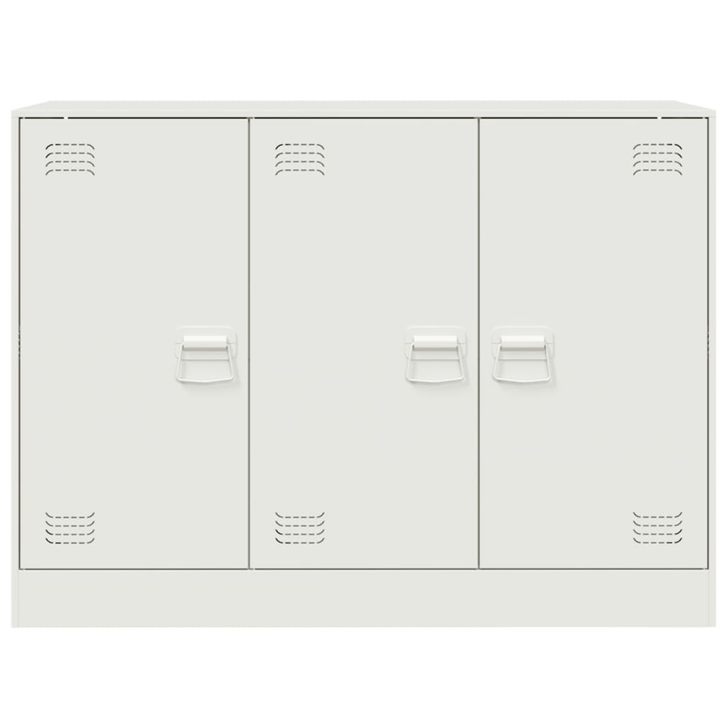 vidaXL Servantă, alb, 99x39x73 cm, oțel vidaXL Servantă, alb, 99x39x73 cm, oțel