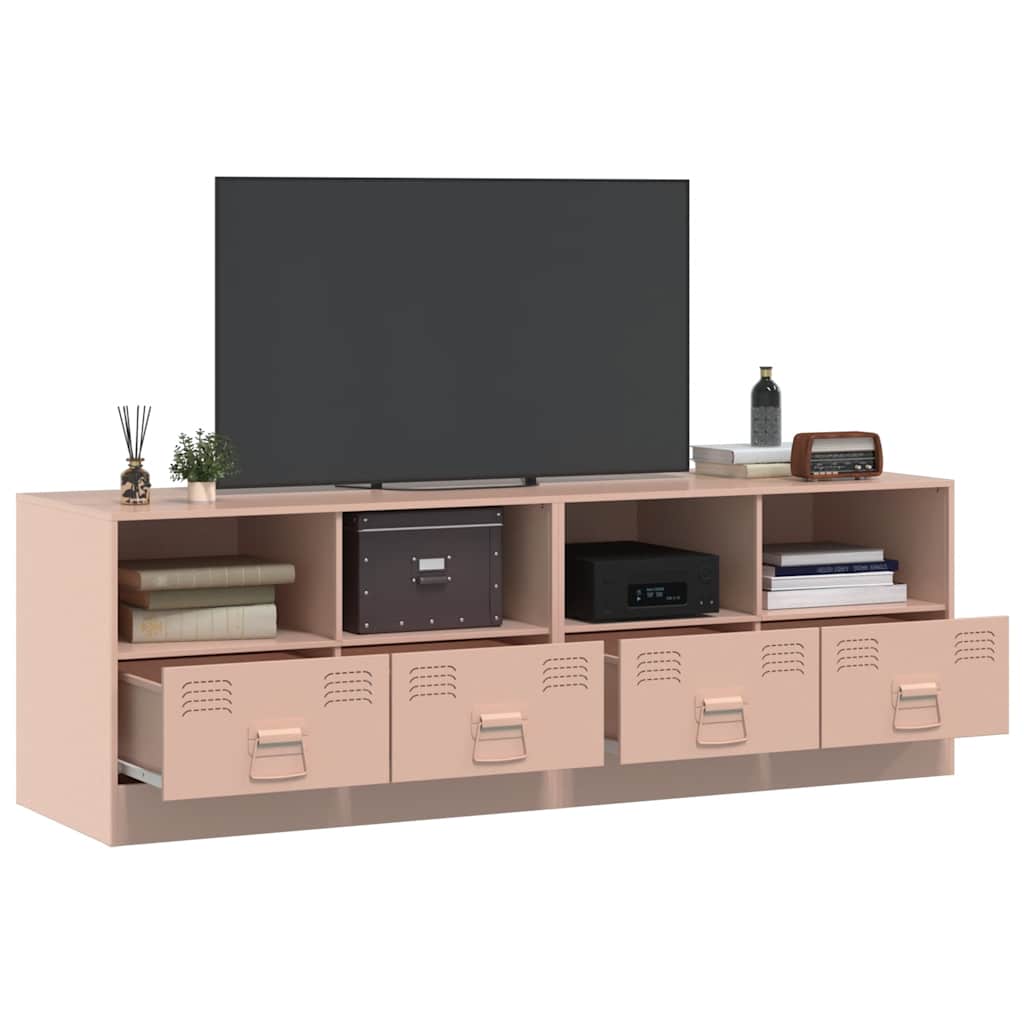 vidaXL Dulapuri TV 2 buc Roz 67x39x44 cm Otel
