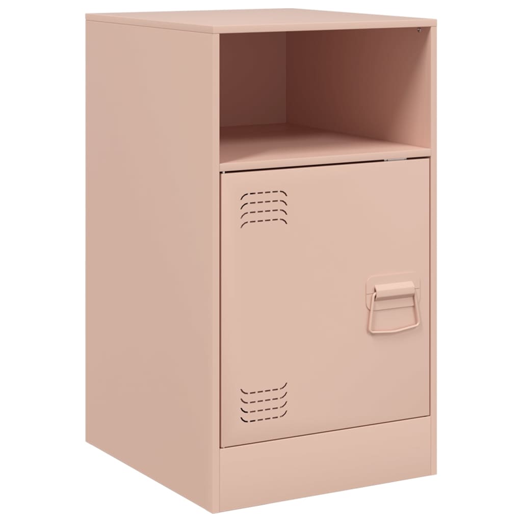 vidaXL Noptiere, 2 buc., 34,5x39x62 , 34,5x39x62 cm, oțel