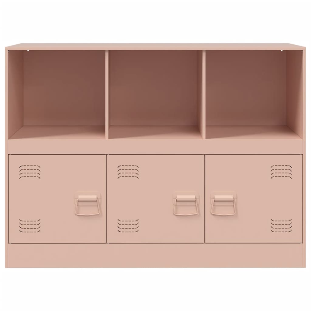 vidaXL Dulap, roz, 99x39x73 cm, oțel vidaXL Dulap, roz, 99x39x73 cm, oțel