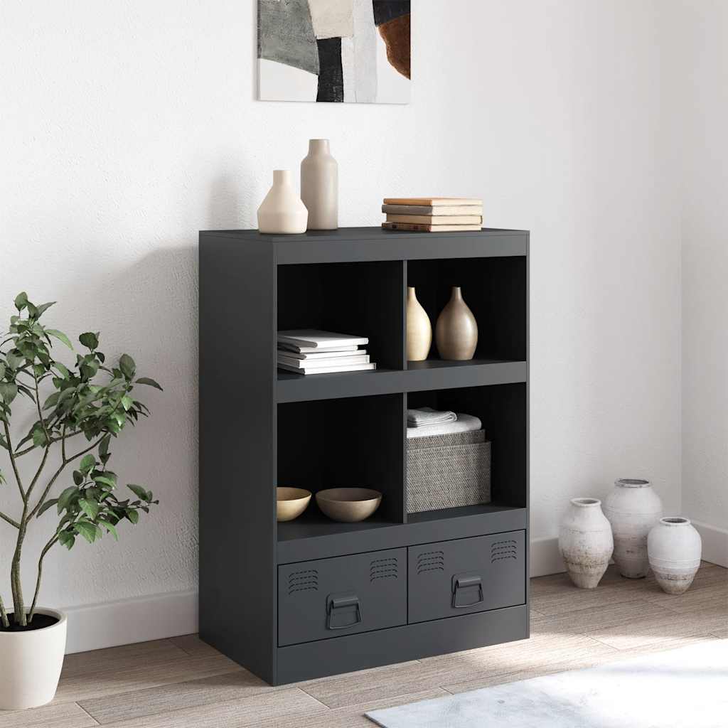 vidaXL Dulap înalt, antracit, 67x39x95 cm, oțel vidaXL Dulap înalt, antracit, 67x39x95 cm, oțel