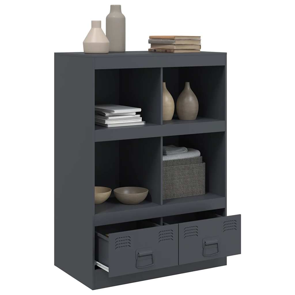 vidaXL Dulap înalt, antracit, 67x39x95 cm, oțel vidaXL Dulap înalt, antracit, 67x39x95 cm, oțel