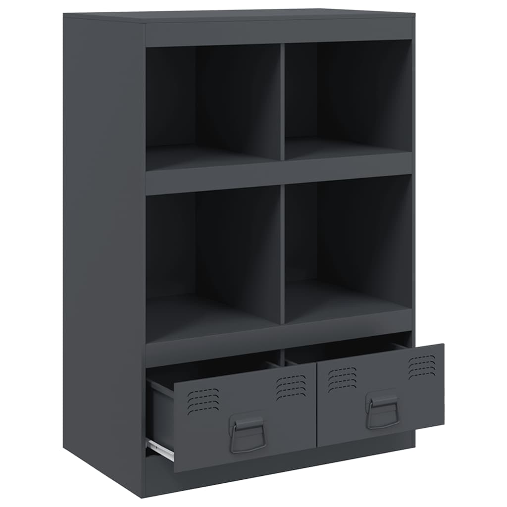 vidaXL Dulap înalt, antracit, 67x39x95 cm, oțel vidaXL Dulap înalt, antracit, 67x39x95 cm, oțel