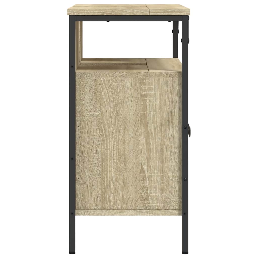 vidaXL Dulap chiuvetă baie, stejar sonoma, 60x30x60 cm, lemn prelucrat vidaXL Dulap chiuvetă baie, stejar sonoma, 60x30x60 cm, lemn prelucrat
