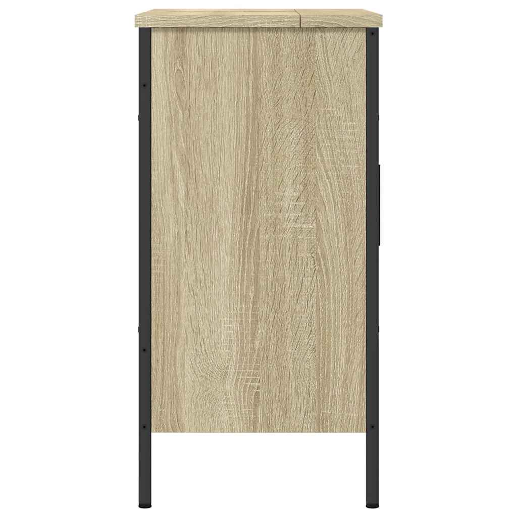 vidaXL Dulap chiuvetă baie, stejar sonoma, 60x30x60 cm, lemn prelucrat vidaXL Dulap chiuvetă baie, stejar sonoma, 60x30x60 cm, lemn prelucrat