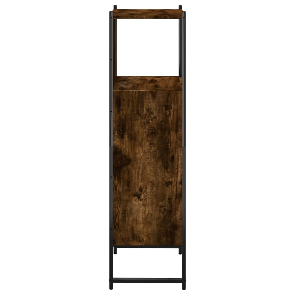 vidaXL Dulap de baie, stejar afumat, 33x33x120,5 cm, lemn prelucrat vidaXL Dulap de baie, stejar afumat, 33x33x120,5 cm, lemn prelucrat