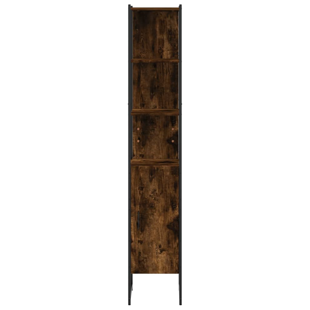 vidaXL Dulap de baie, stejar afumat, 33x33x185,5 cm, lemn prelucrat vidaXL Dulap de baie, stejar afumat, 33x33x185,5 cm, lemn prelucrat