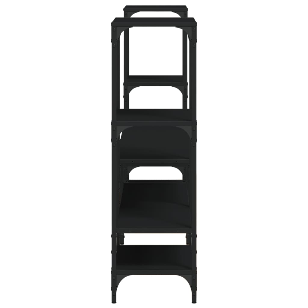 vidaXL Dulap TV, stejar fumuriu, 206,5x28,5x95 cm, lemn prelucrat