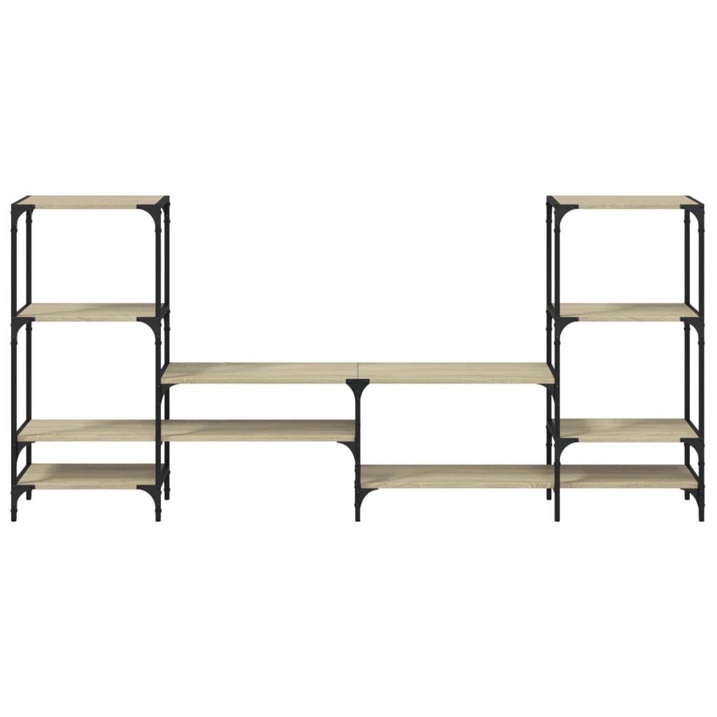 vidaXL Comodă TV, stejar sonoma, 206,5x28,5x95 cm, lemn compozit vidaXL Comodă TV, stejar sonoma, 206,5x28,5x95 cm, lemn compozit