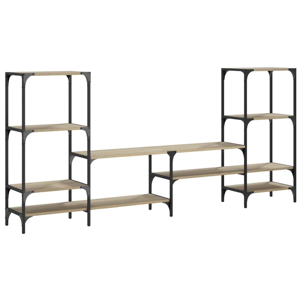vidaXL Comodă TV, stejar sonoma, 206,5x28,5x95 cm, lemn compozit vidaXL Comodă TV, stejar sonoma, 206,5x28,5x95 cm, lemn compozit