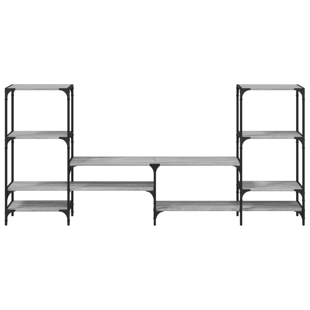 vidaXL Comodă TV, gri sonoma, 206,5x28,5x95 cm, lemn compozit vidaXL Comodă TV, gri sonoma, 206,5x28,5x95 cm, lemn compozit