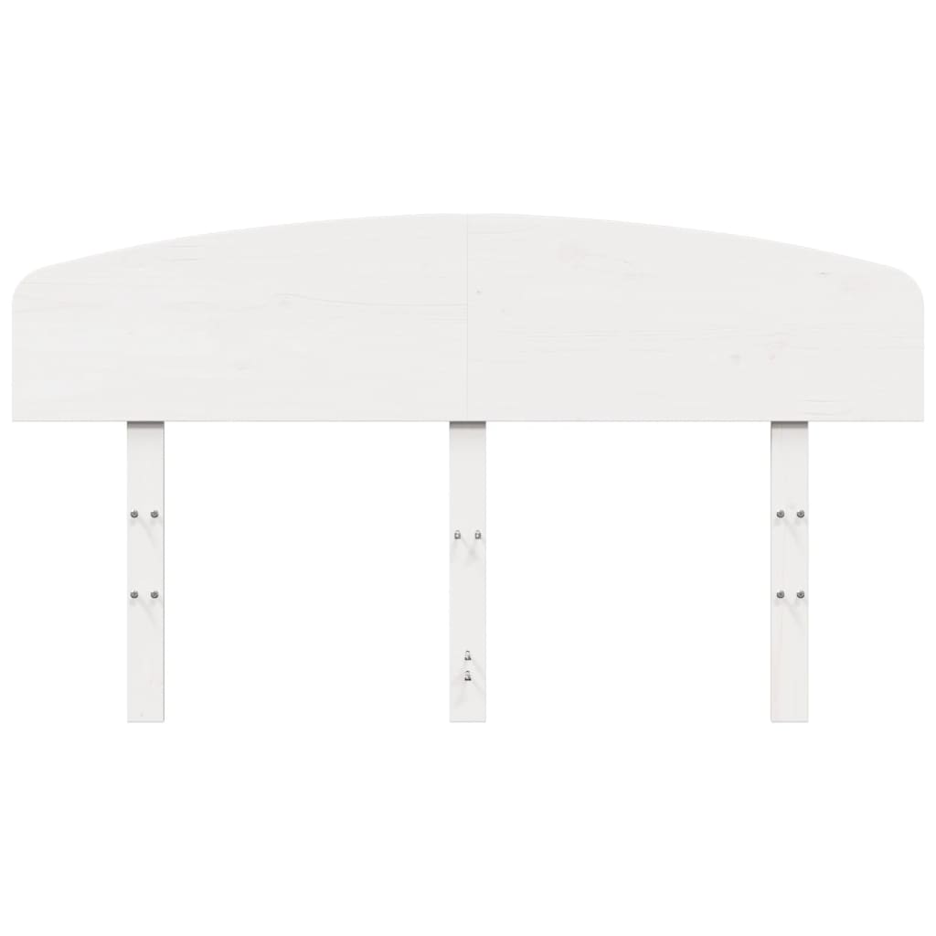 vidaXL Tăblie de pat, alb, 150 cm, lemn masiv de pin vidaXL Tăblie de pat, alb, 150 cm, lemn masiv de pin