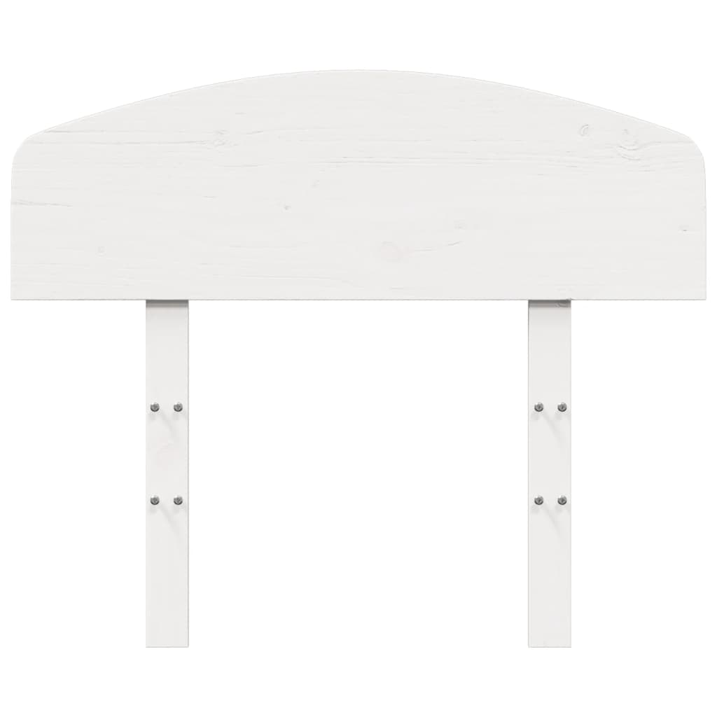 vidaXL Tăblie de pat, alb, 90 cm, lemn masiv de pin vidaXL Tăblie de pat, alb, 90 cm, lemn masiv de pin