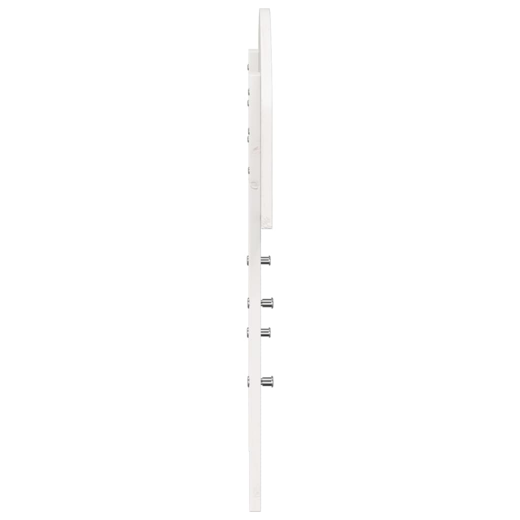 vidaXL Tăblie de pat, alb, 75 cm, lemn masiv de pin vidaXL Tăblie de pat, alb, 75 cm, lemn masiv de pin