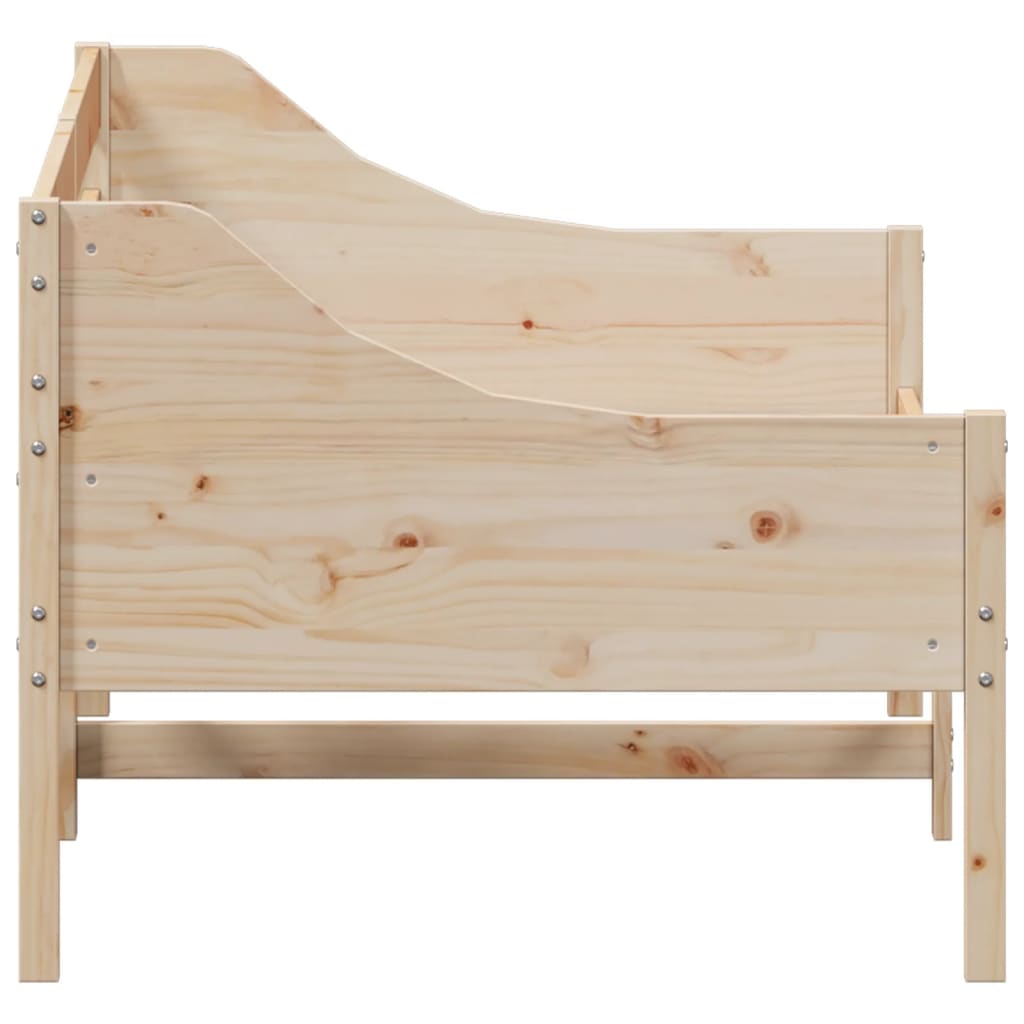 vidaXL Pat de zi fără saltea, 80x200 cm, lemn masiv pin vidaXL Pat de zi fără saltea, 80x200 cm, lemn masiv pin