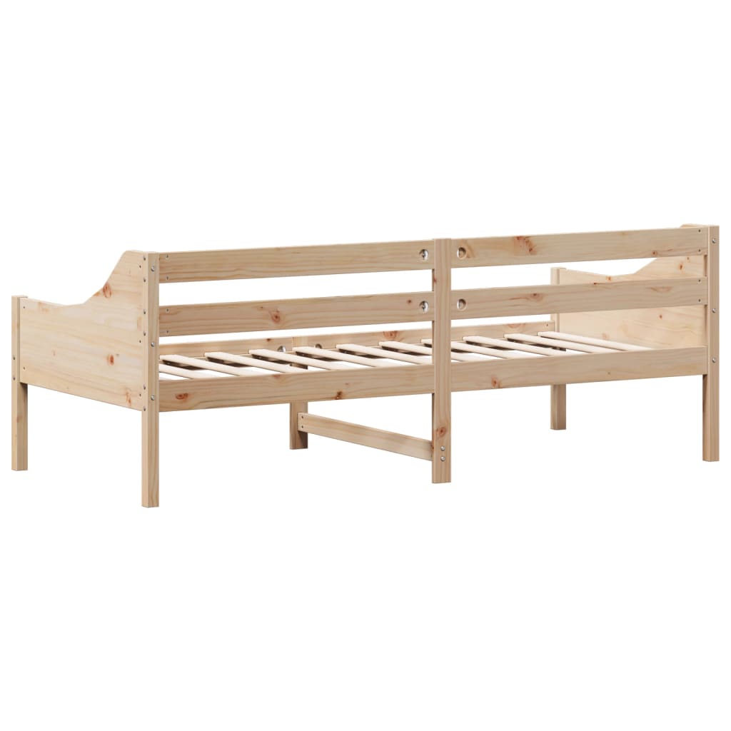 vidaXL Pat de zi fără saltea, 80x200 cm, lemn masiv pin vidaXL Pat de zi fără saltea, 80x200 cm, lemn masiv pin