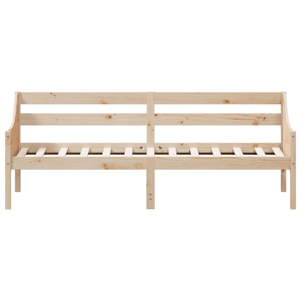 vidaXL Pat de zi fără saltea 100x200 cm din lemn masiv de pin
