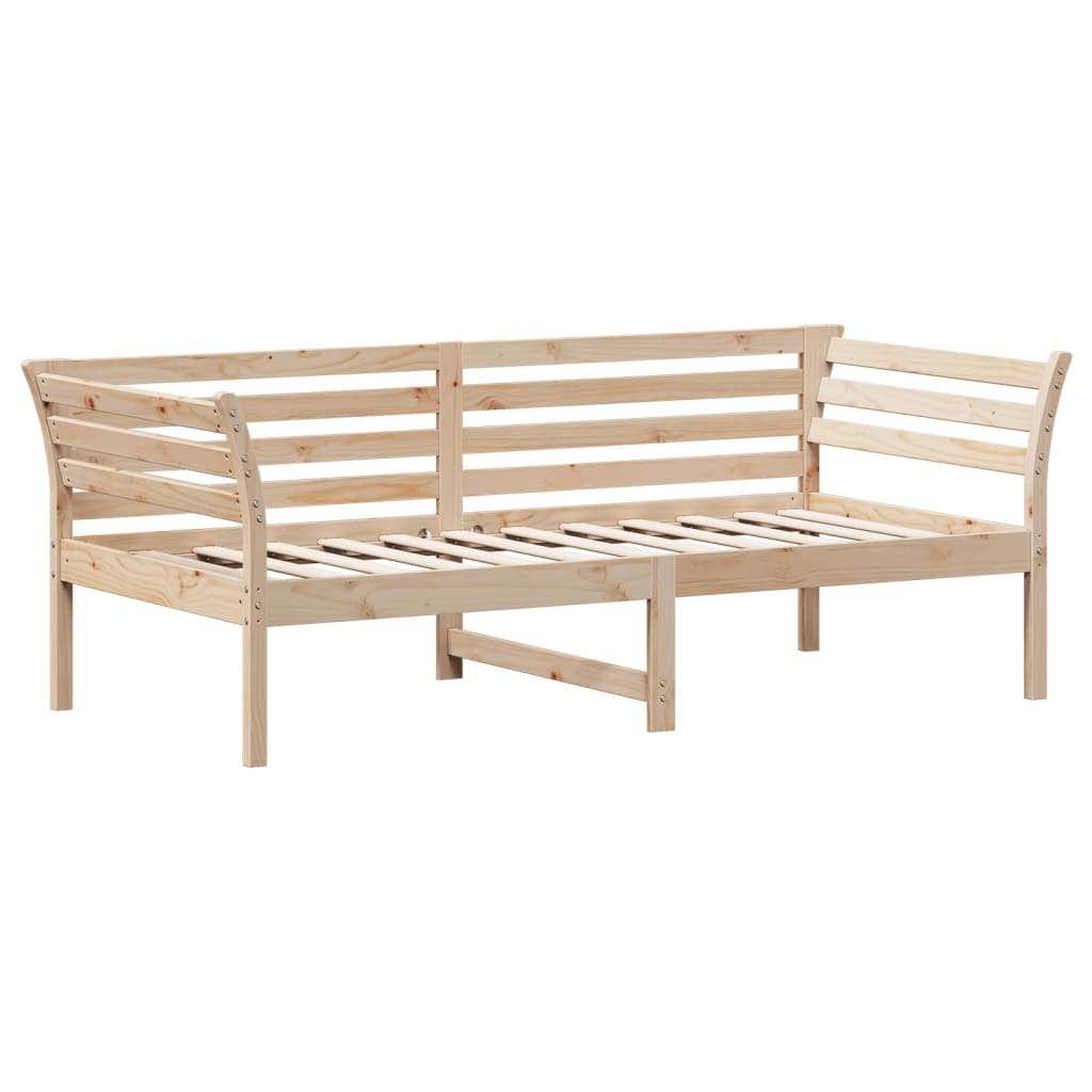 vidaXL Pat de zi fără saltea, 90x190 cm, lemn masiv de pin