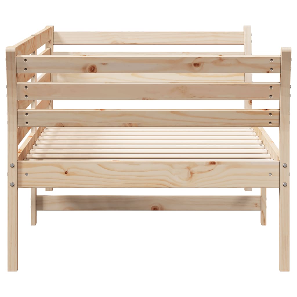 vidaXL Pat de zi fără saltea, 90x190 cm, lemn masiv de pin