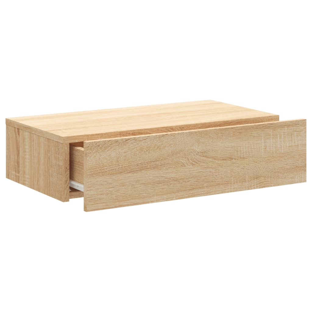vidaXL Comodă TV cu lumini LED, stejar sonoma, 60x35x15,5 cm vidaXL Comodă TV cu lumini LED, stejar sonoma, 60x35x15,5 cm