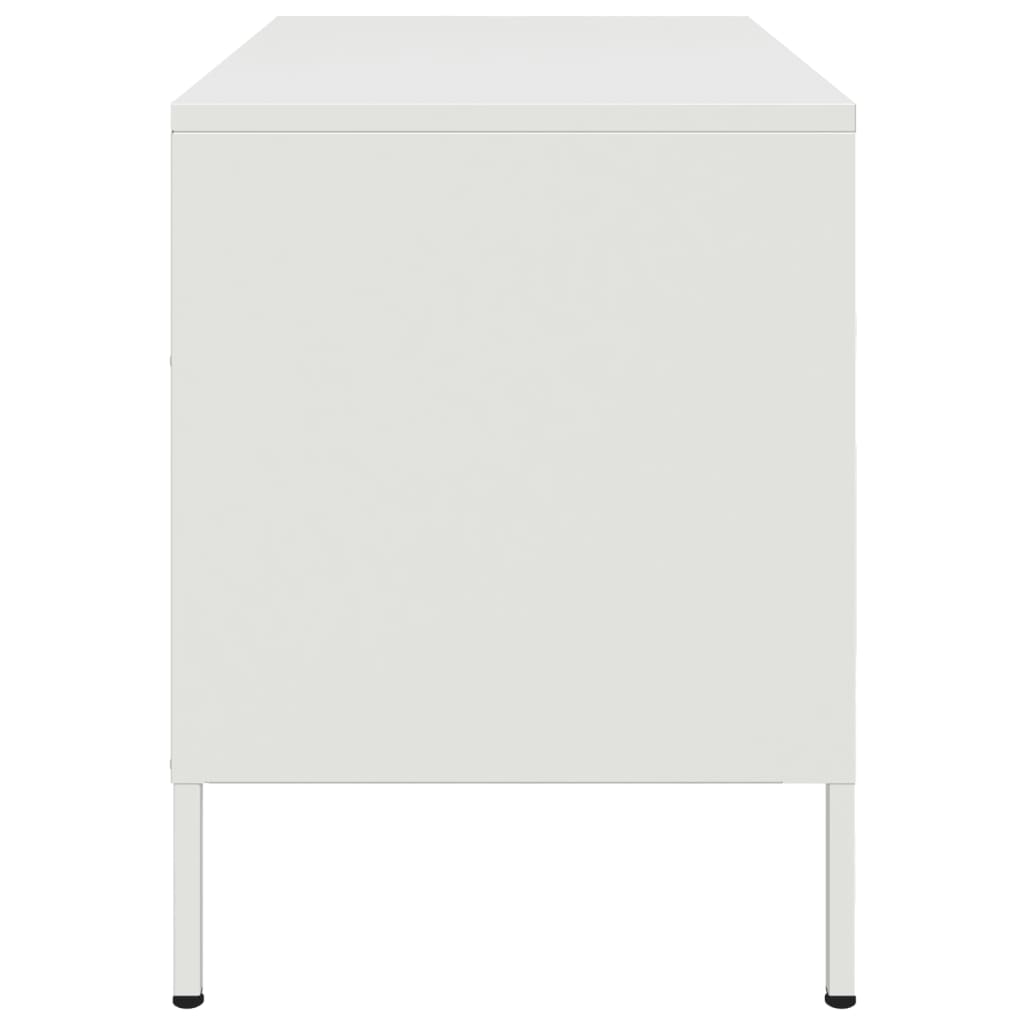 vidaXL Dulap TV, alb, 68x39x50,5 cm, oțel