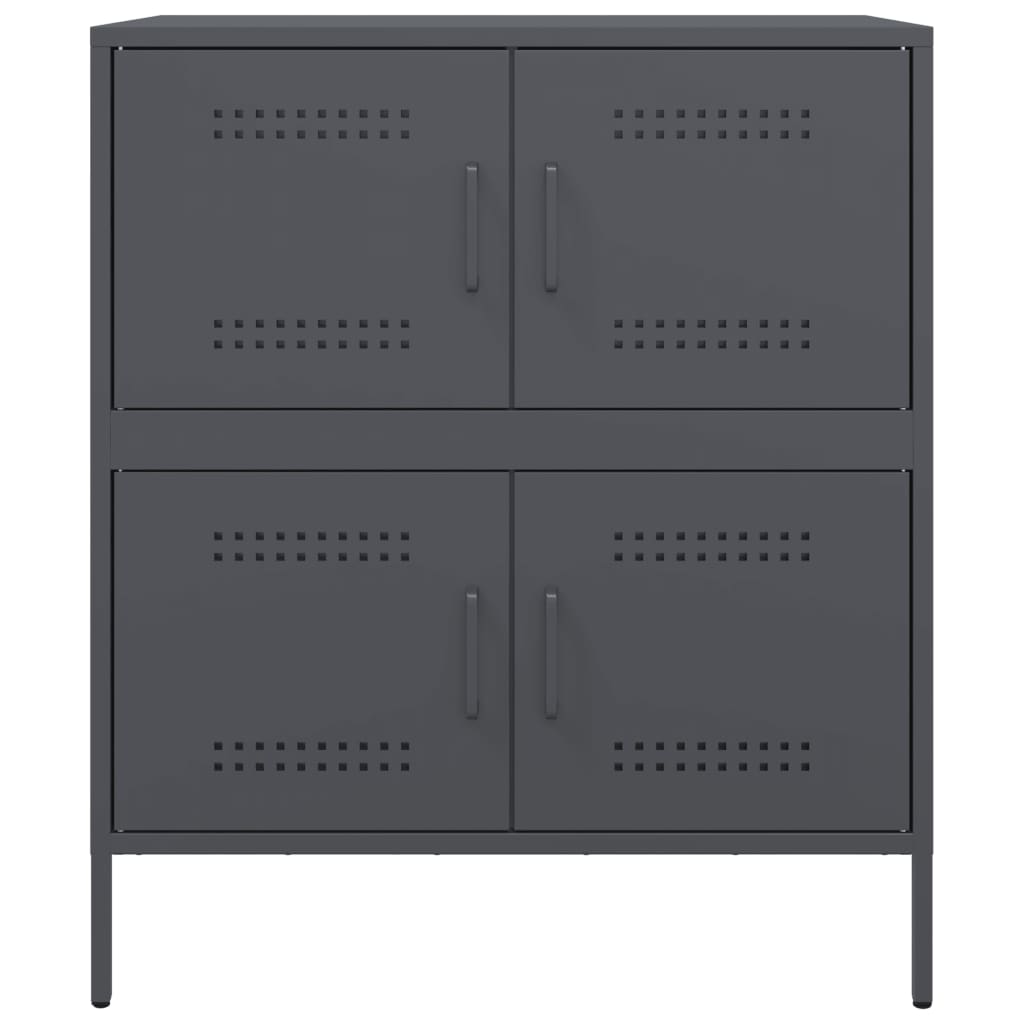 vidaXL Dulap, antracit, 68x39x79 cm, oțel