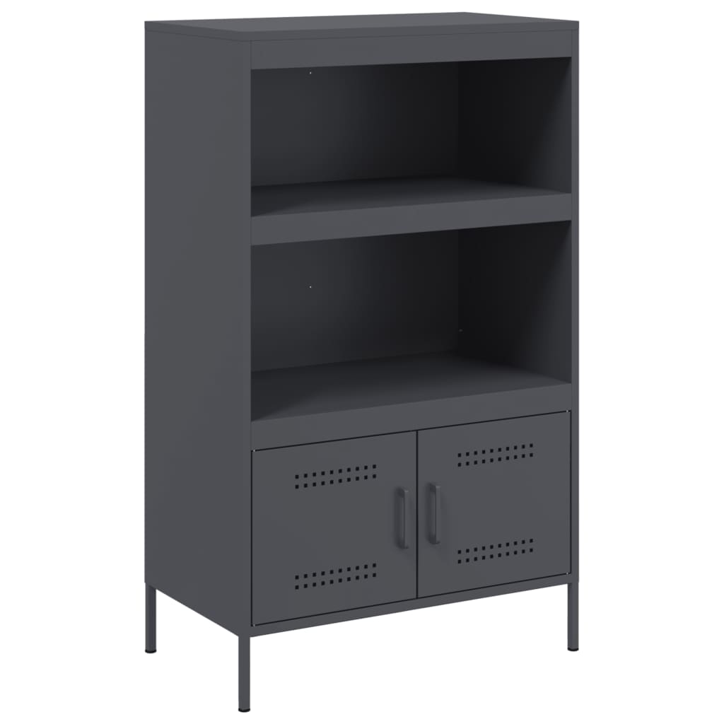 vidaXL Dulap înalt, antracit, 68x39x113 cm, oțel vidaXL Dulap înalt, antracit, 68x39x113 cm, oțel