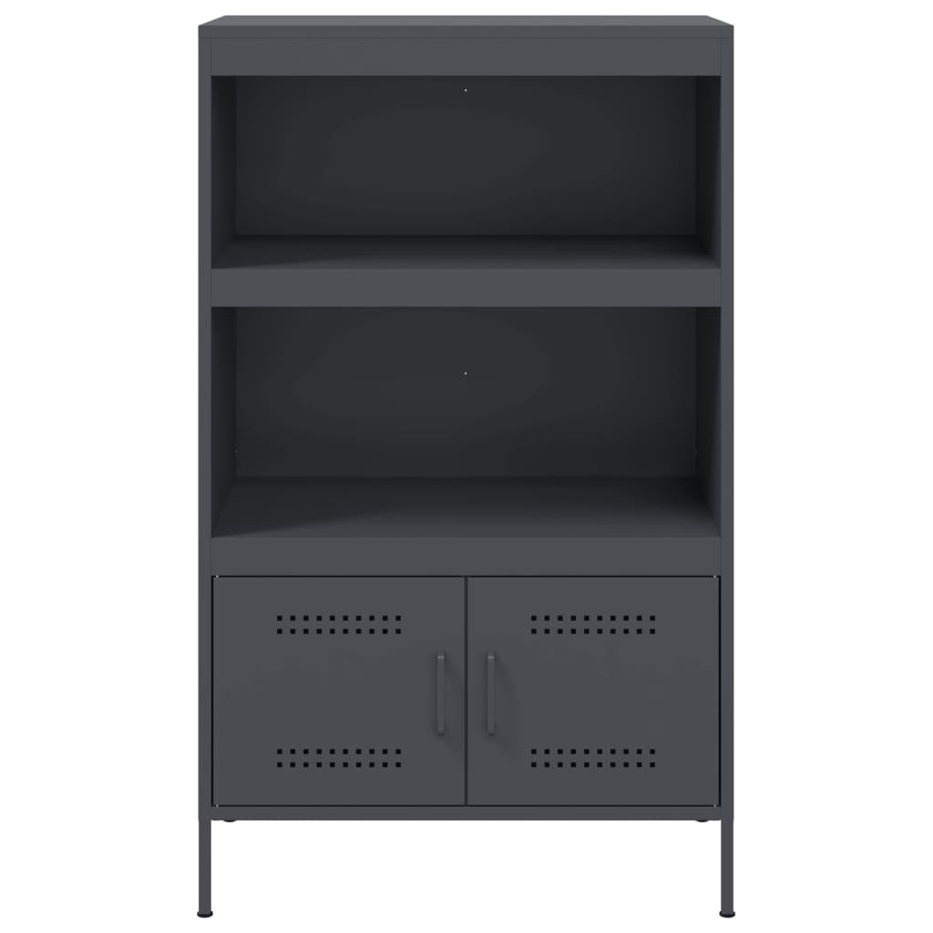 vidaXL Dulap înalt, antracit, 68x39x113 cm, oțel vidaXL Dulap înalt, antracit, 68x39x113 cm, oțel