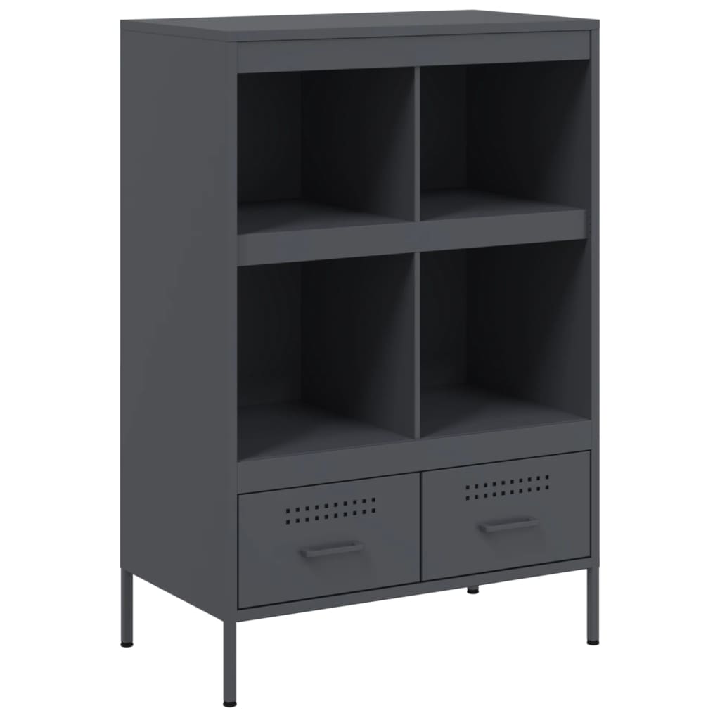 vidaXL Dulap înalt, antracit, 68x39x101,5 cm, oțel vidaXL Dulap înalt, antracit, 68x39x101,5 cm, oțel