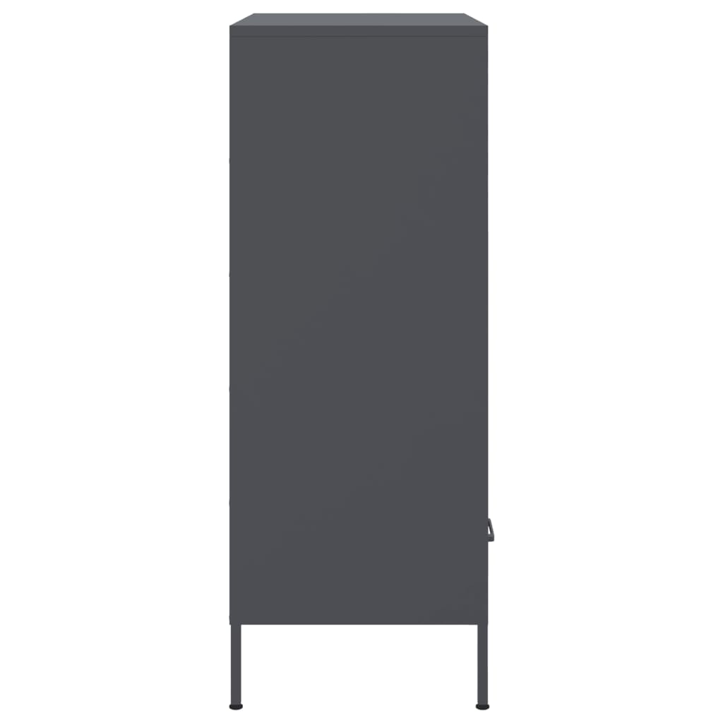 vidaXL Dulap înalt, antracit, 68x39x101,5 cm, oțel vidaXL Dulap înalt, antracit, 68x39x101,5 cm, oțel