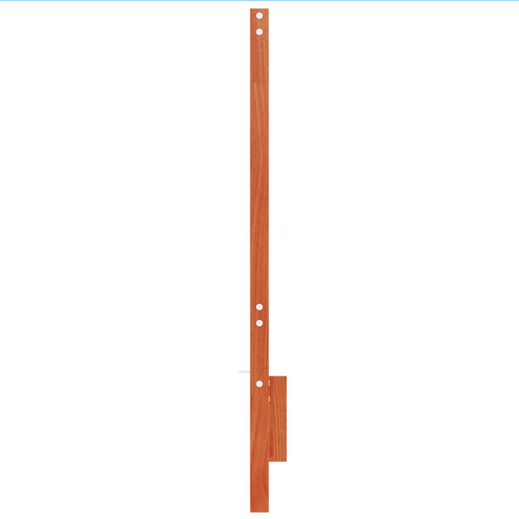 vidaXL Tăblie de pat, maro ceruit, 135 cm, lemn masiv de pin