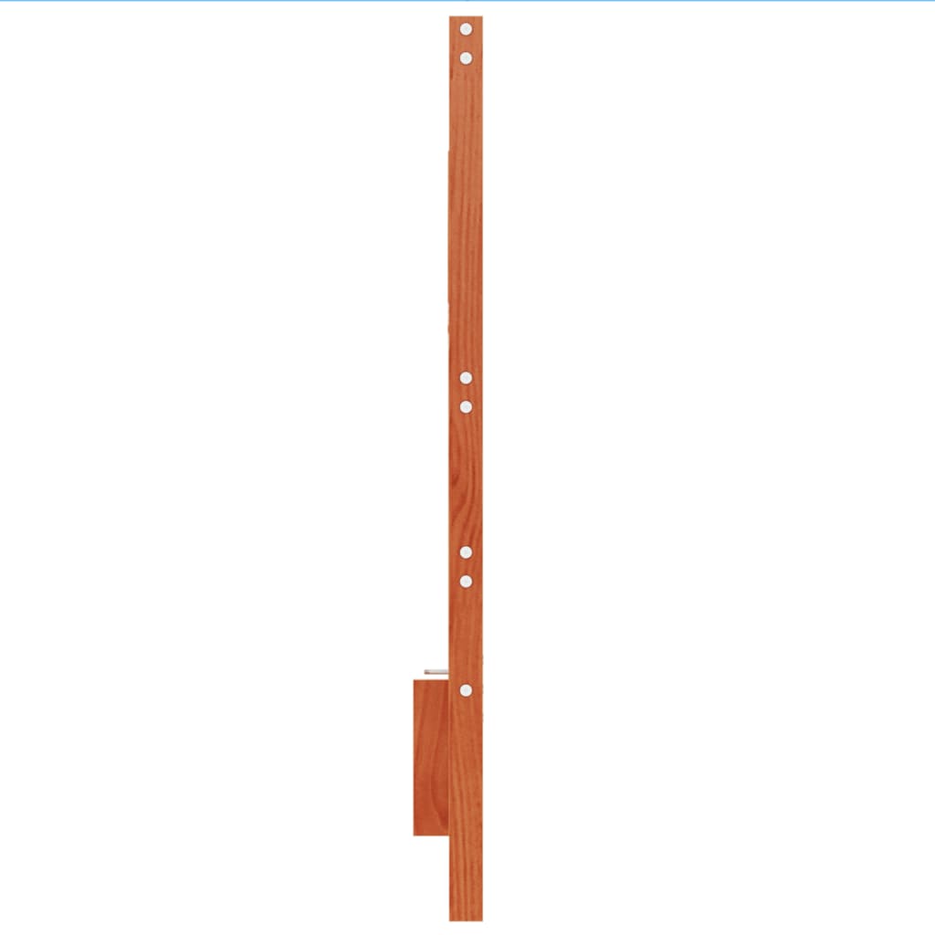 vidaXL Tăblie de pat, maro ceruit, 135 cm, lemn masiv de pin