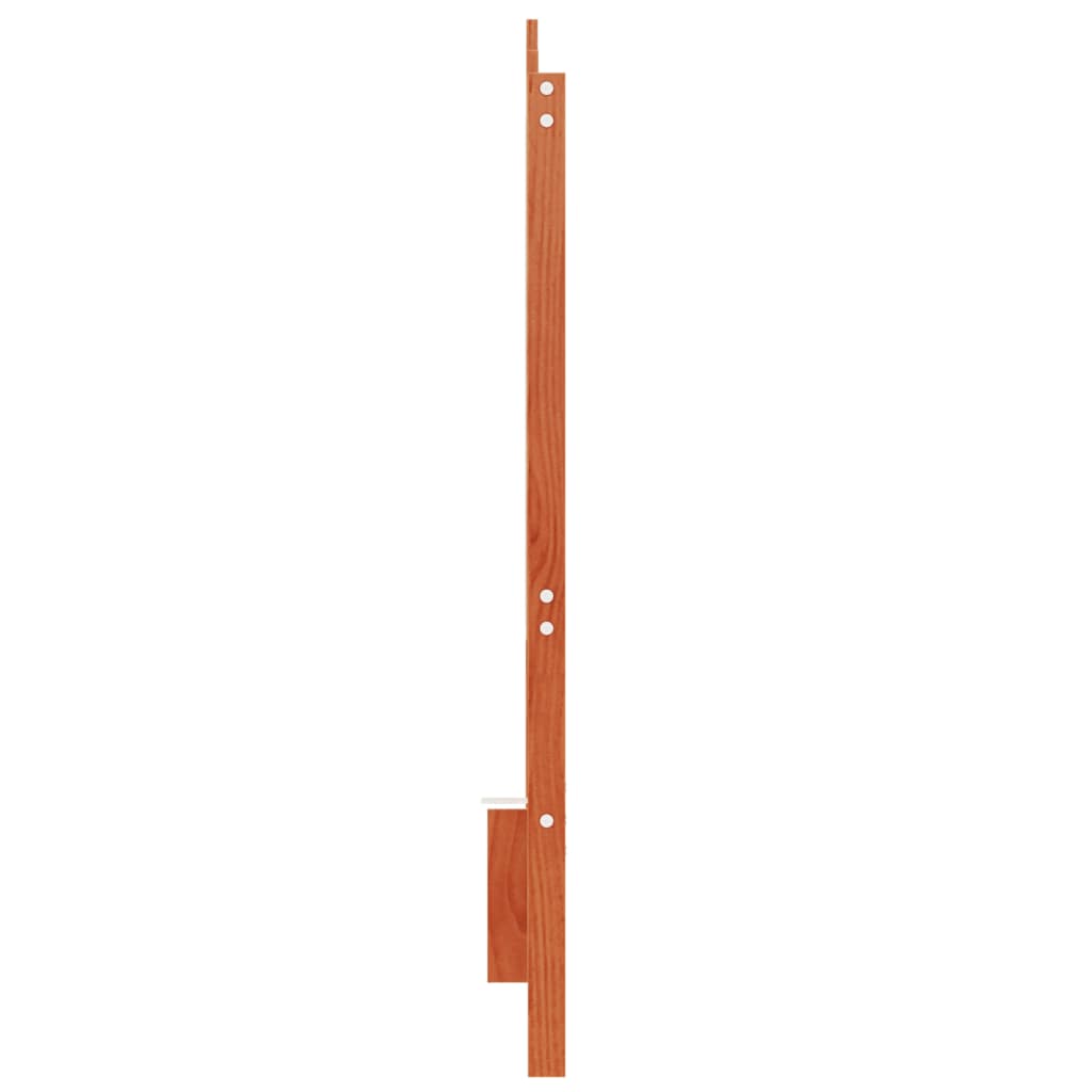 vidaXL Tăblie de pat, maro ceruit, 135 cm, lemn masiv de pin