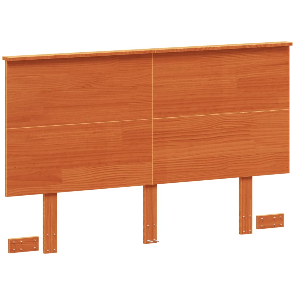 vidaXL Tăblie de pat, maro ceruit, 120 cm, lemn masiv de pin