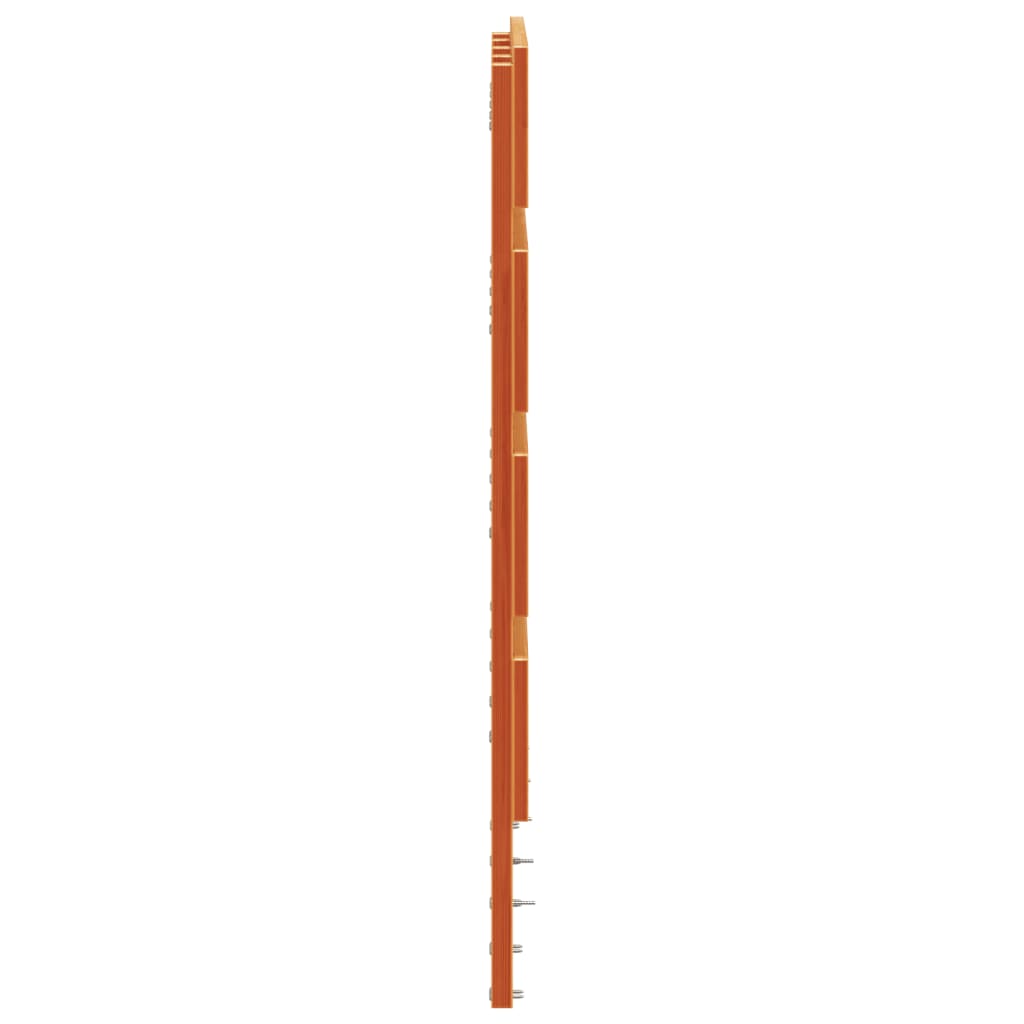 vidaXL Tăblie de pat, maro ceruit, 120 cm, lemn masiv de pin