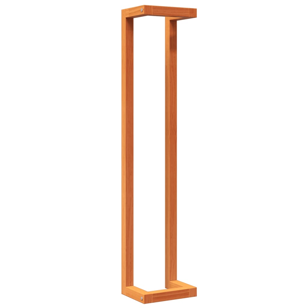 vidaXL Suport prosoape, maro ceruit, 23x18x110 cm, lemn masiv pin