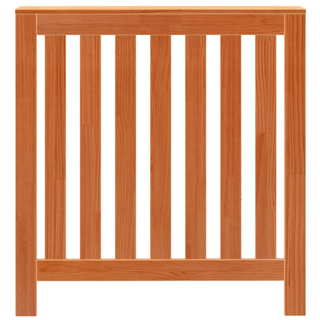 vidaXL Mască pentru calorifer maro ceruit 79,5x19x84 cm lemn masiv pin