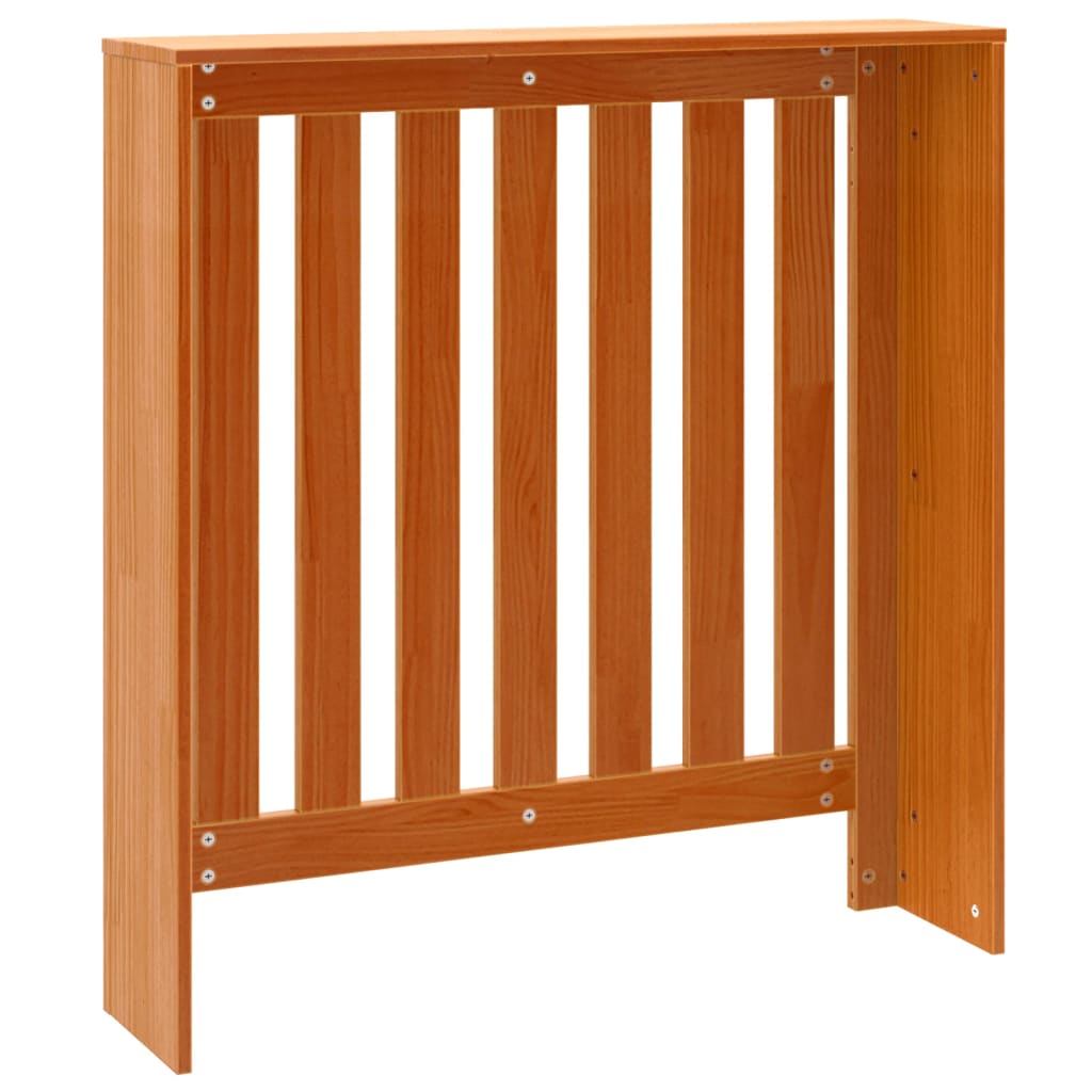 vidaXL Mască pentru calorifer maro ceruit 79,5x19x84 cm lemn masiv pin
