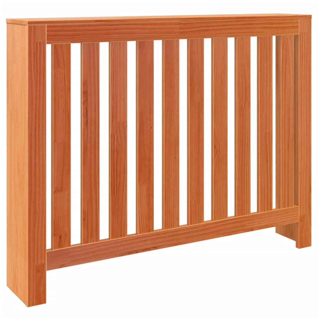 vidaXL Mască pentru calorifer maro ceruit 108,5x19x84cm lemn masiv pin