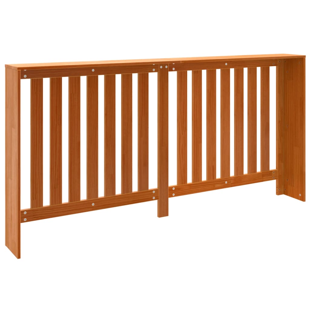 vidaXL Mască pentru calorifer maro ceruit 169x19x84 cm lemn masiv pin