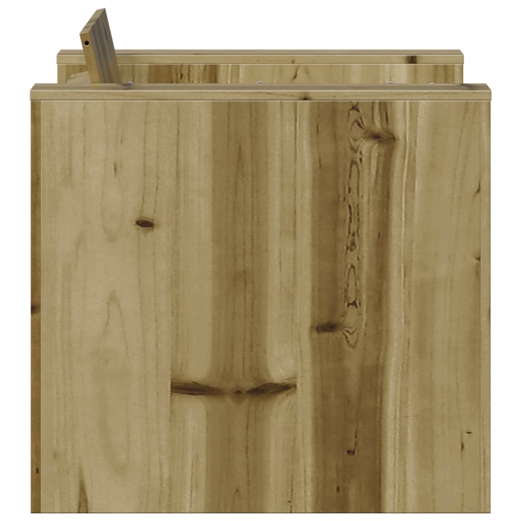 vidaXL Canapea de grădină, 79x60x62 cm, lemn masiv pin impregnat vidaXL Canapea de grădină, 79x60x62 cm, lemn masiv pin impregnat