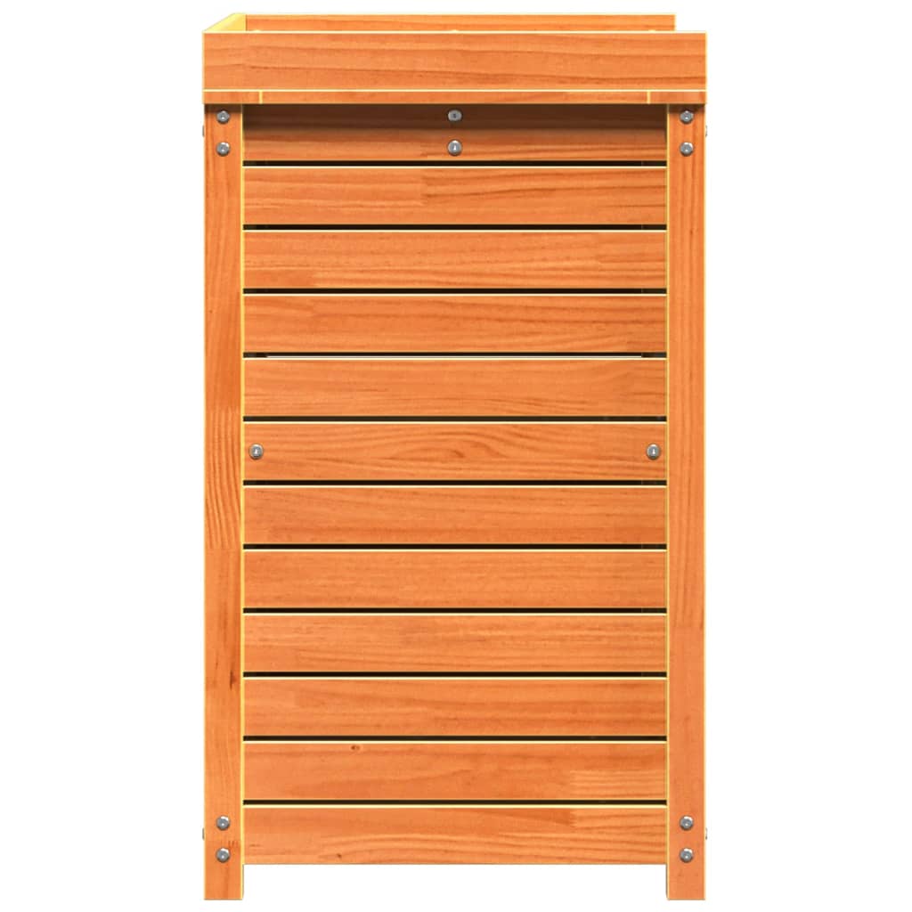 vidaXL Masă de plantare cu rafturi maro 82,5x50x86,5 cm lemn masiv pin vidaXL Masă de plantare cu rafturi maro 82,5x50x86,5 cm lemn masiv pin