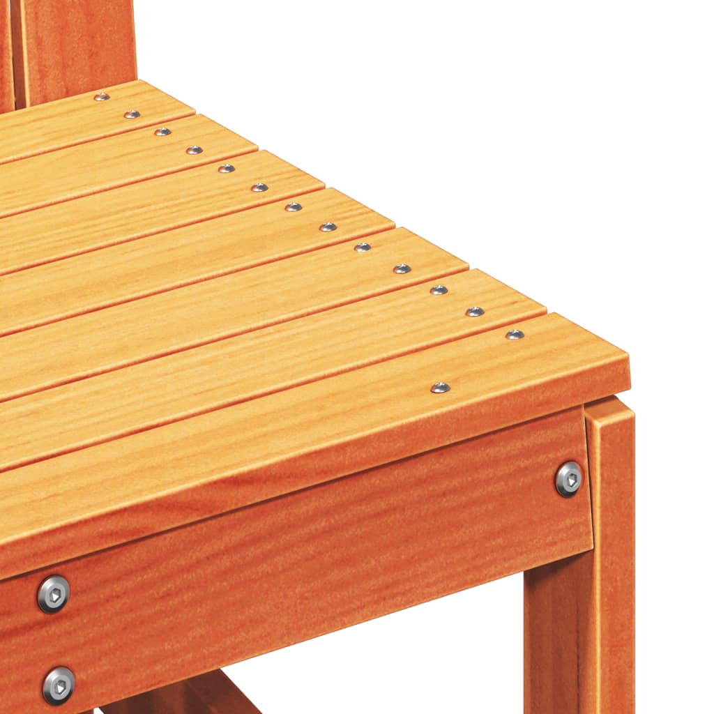 vidaXL Scaun de grădină, maro ceruit, 50,5x55x77 cm, lemn masiv de pin vidaXL Scaun de grădină, maro ceruit, 50,5x55x77 cm, lemn masiv de pin