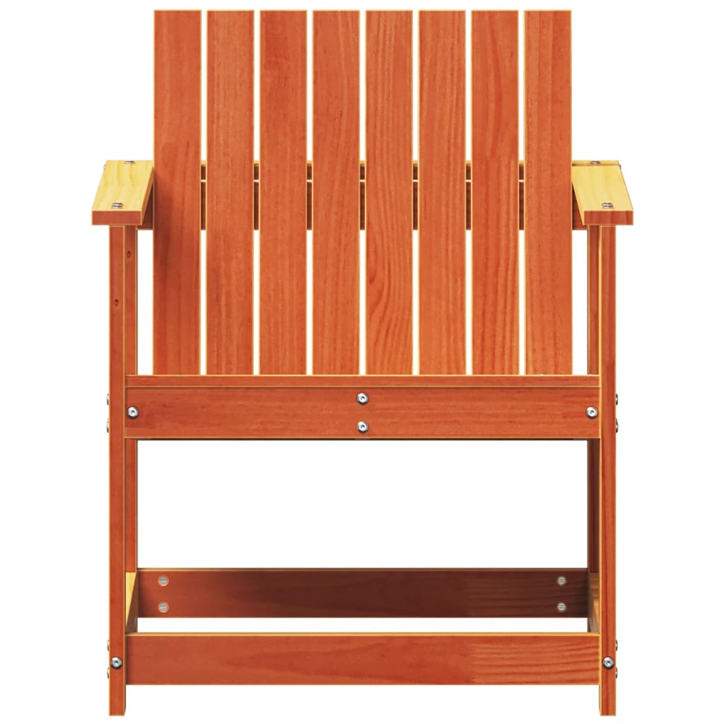 vidaXL Scaun de grădină, maro ceruit, 62x56x77 cm, lemn masiv de pin vidaXL Scaun de grădină, maro ceruit, 62x56x77 cm, lemn masiv de pin