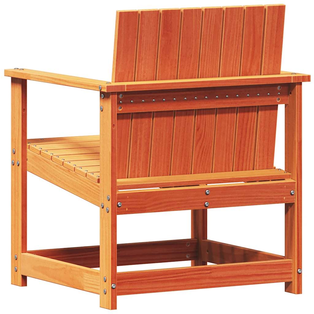 vidaXL Set mobilier grădină, 3 piese, maro ceruit, lemn masiv pin vidaXL Set mobilier grădină, 3 piese, maro ceruit, lemn masiv pin