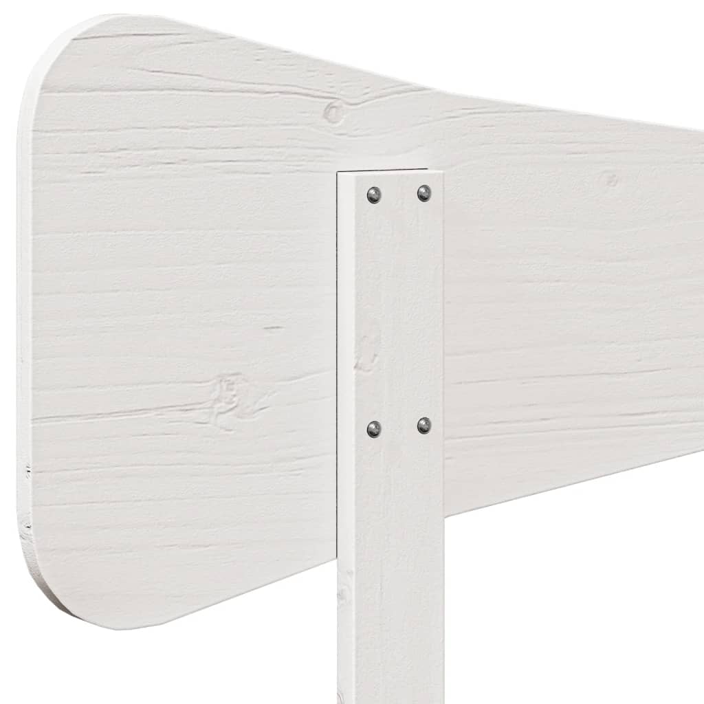 vidaXL Tăblie de pat, alb, 160 cm, lemn masiv de pin vidaXL Tăblie de pat, alb, 160 cm, lemn masiv de pin