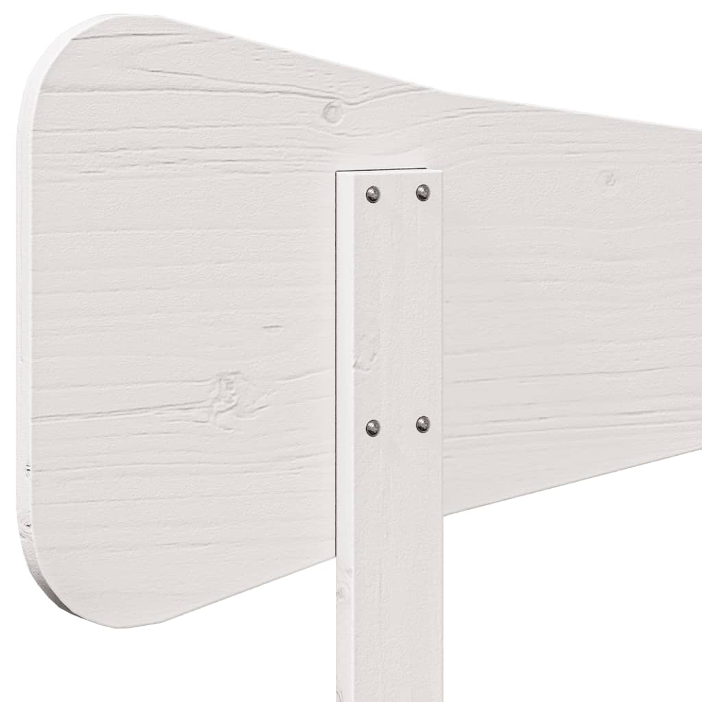 vidaXL Tăblie de pat, alb, 140 cm, lemn masiv de pin vidaXL Tăblie de pat, alb, 140 cm, lemn masiv de pin
