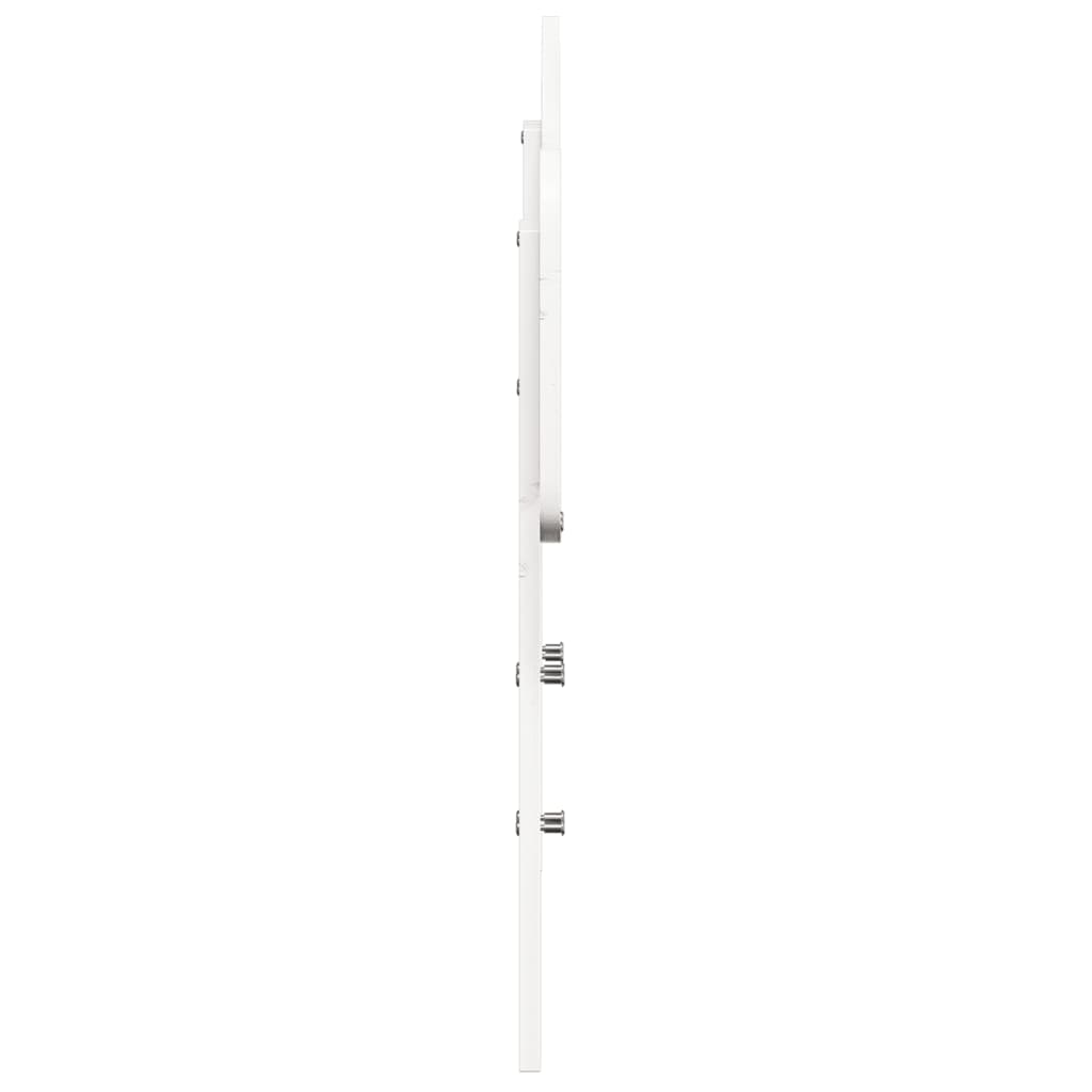 vidaXL Tăblie de pat, alb, 90 cm, lemn masiv de pin