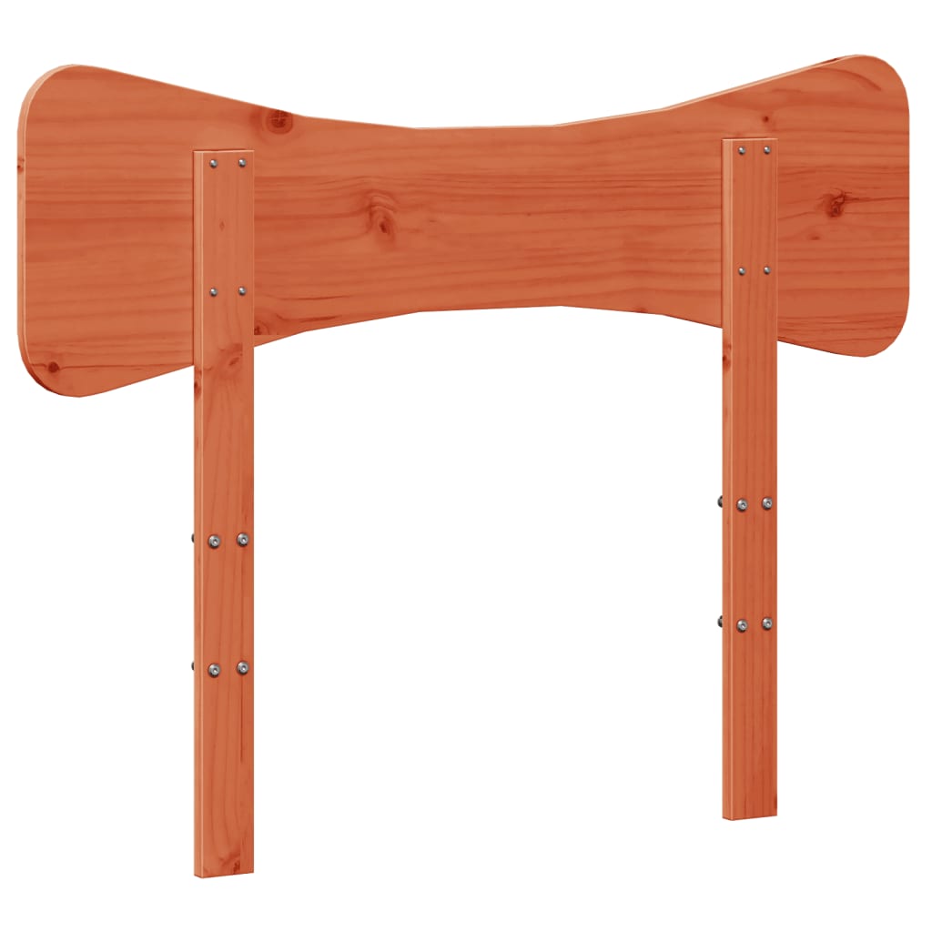 vidaXL Tăblie de pat, maro ceruit, 90 cm, lemn masiv de pin vidaXL Tăblie de pat, maro ceruit, 90 cm, lemn masiv de pin